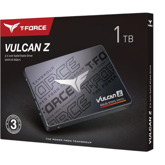 T-FORCE Vulcan Z 1TB 2.5" SATA III SSD – High-Speed Storage for Gaming & PC Upgrades