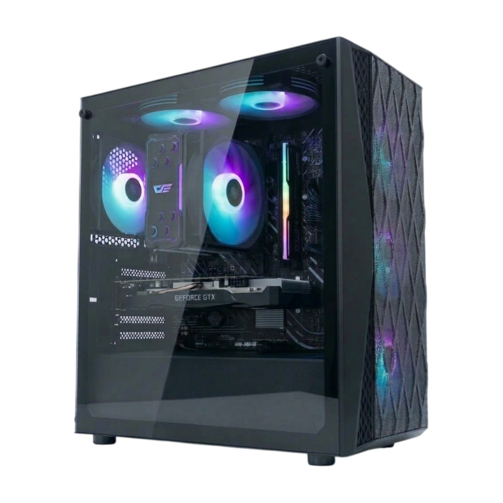 Intel Core i5-12400 Gaming PC with RTX 3050 8GB, 16GB RGB RAM & 512GB NVMe SSD