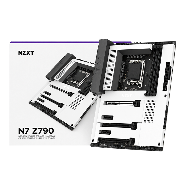 NZXT N7 Z790 WIFI DDR5 ATX Motherboard-White
