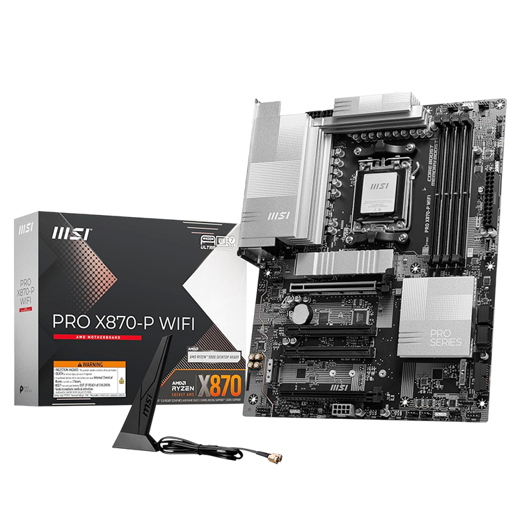 MSI PRO X870-P WIFI AM5 ATX Motherboard