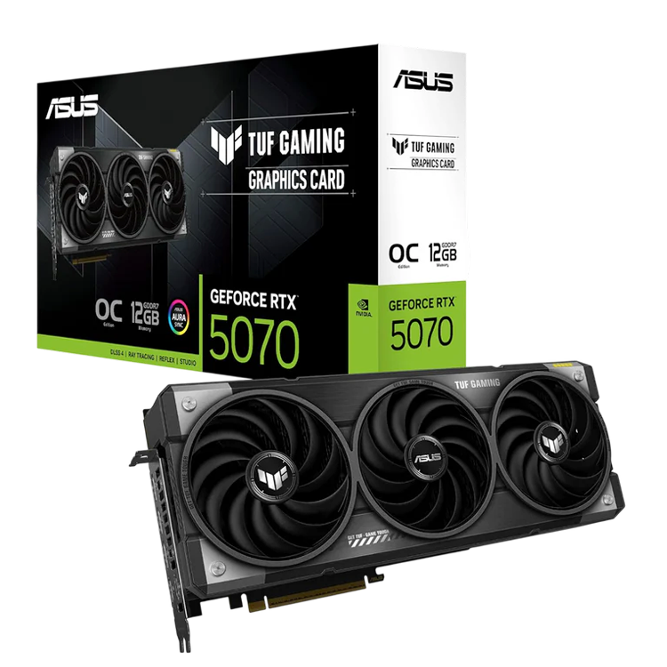 ASUS TUF GeForce RTX™ 5070 12GB OC Gaming Graphics Card