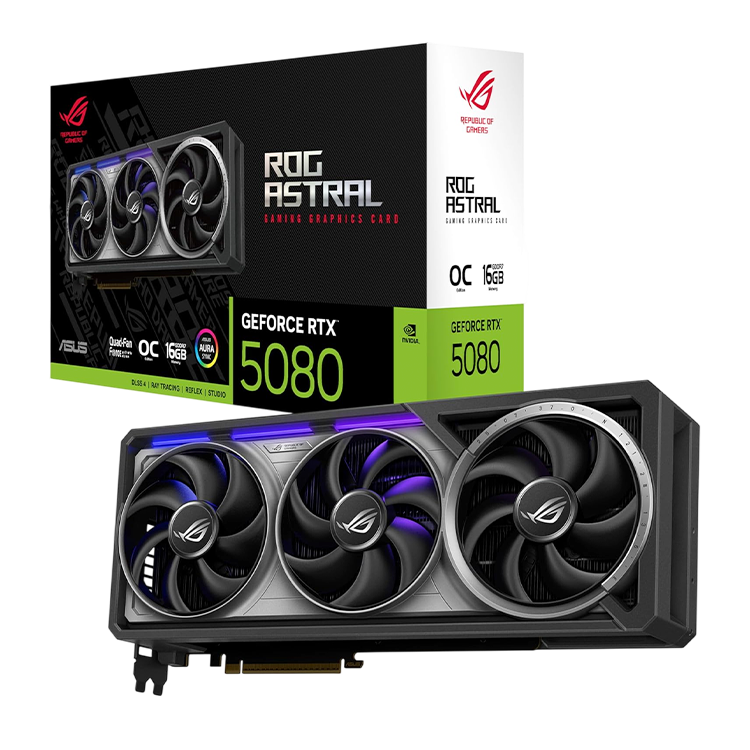 ASUS ROG Astral GeForce RTX 5080 16GB OC Gaming Graphics Card