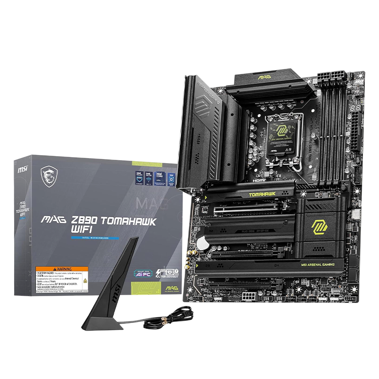MSI MAG Z890 TOMAHAWK WIFI DDR5 Motherboard – LGA 1851, PCIe 5.0, WiFi 7, 5G LAN