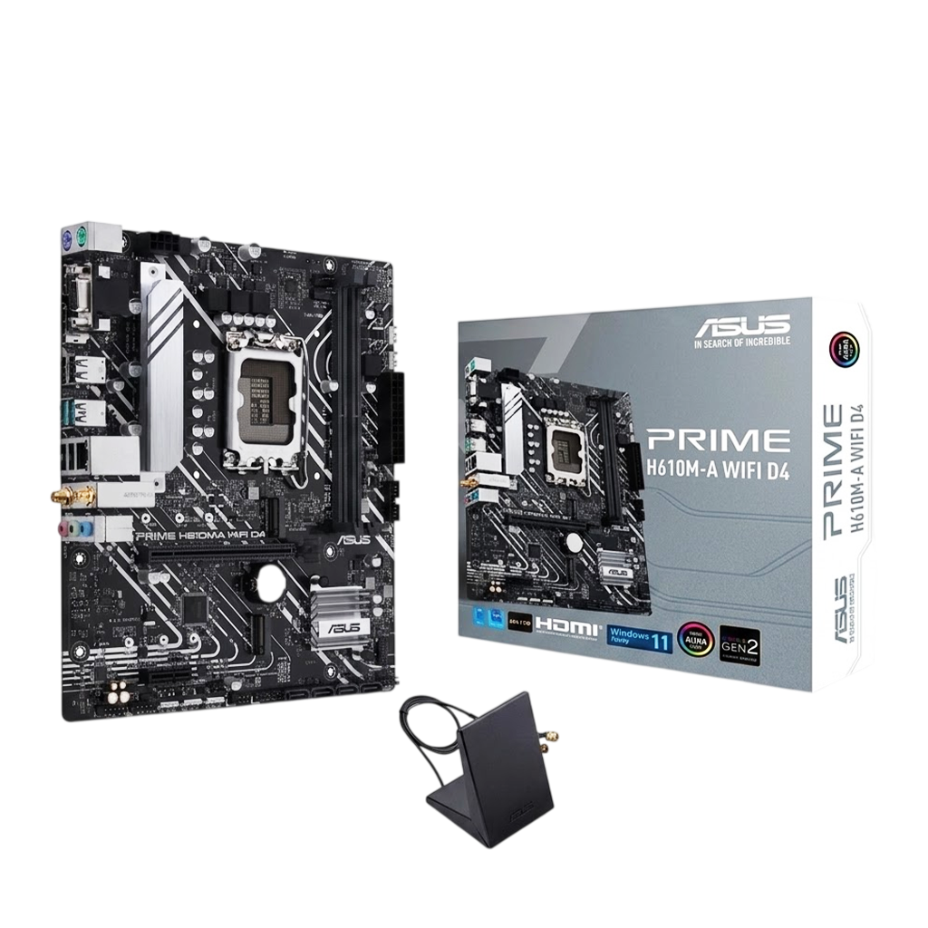 ASUS PRIME H610M-A WIFI D4 Micro ATX Motherboard