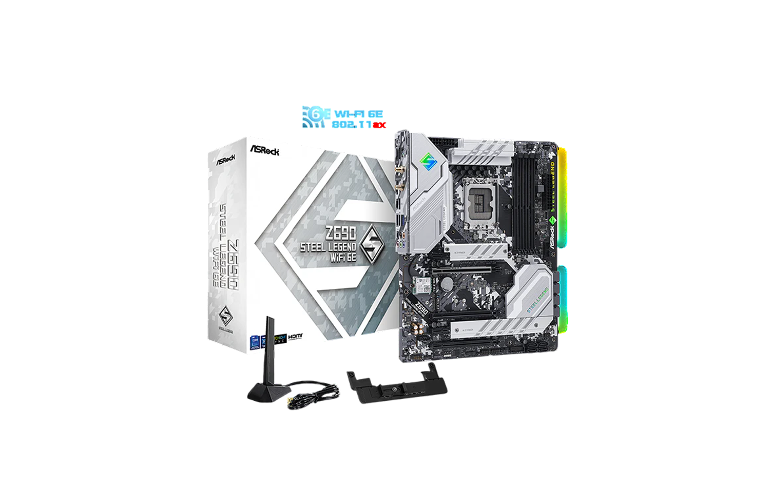 ASRock Z690 Steel Legend WiFi 6E Motherboard