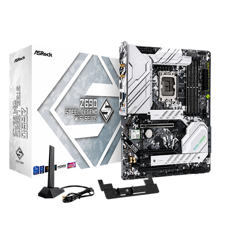 ASRock Z690 Steel Legend WiFi 6E Motherboard