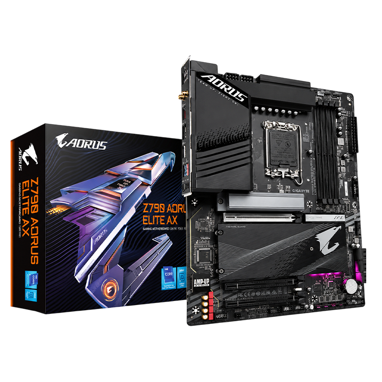 GIGABYTE Z790 AORUS ELITE AX Motherboard – LGA 1700 | DDR5 | Wi-Fi 6E