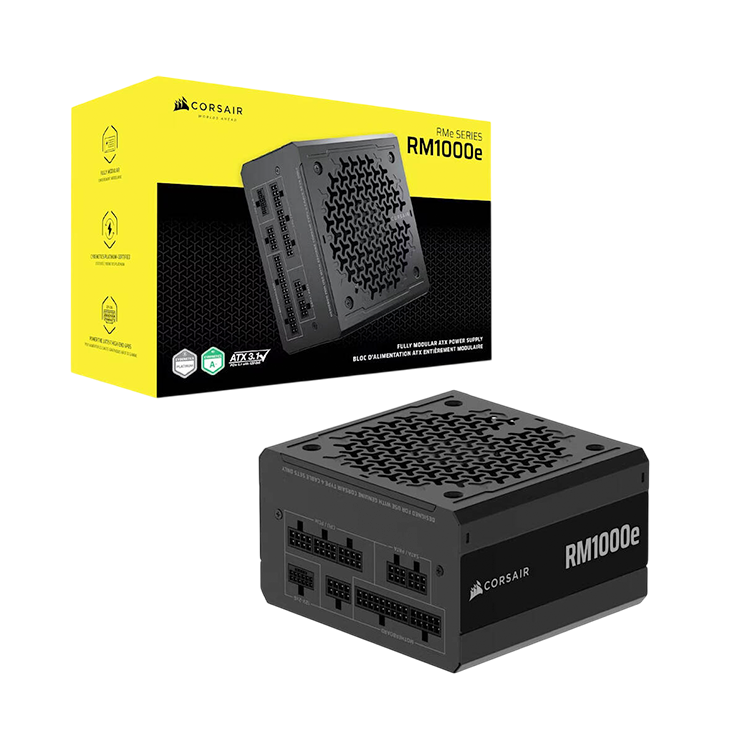 CORSAIR RME Series RM1000E Fully Modular 1000W Low-Noise ATX Power Supply