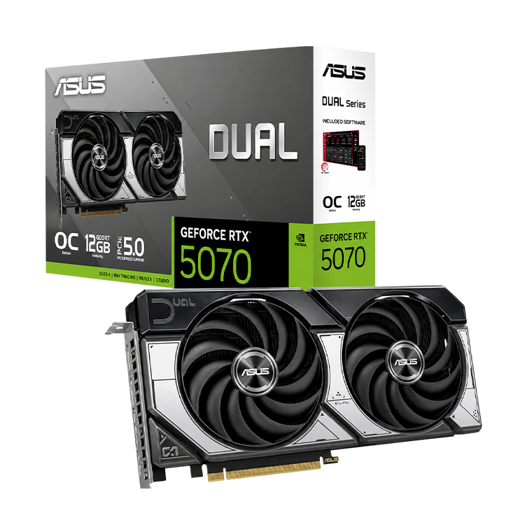 ASUS DUAL GeForce RTX 5070 12GB Gaming Graphics Card
