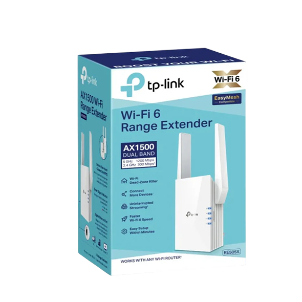 TP-Link RE505X AX1500 Wi-Fi 6 Range Extender