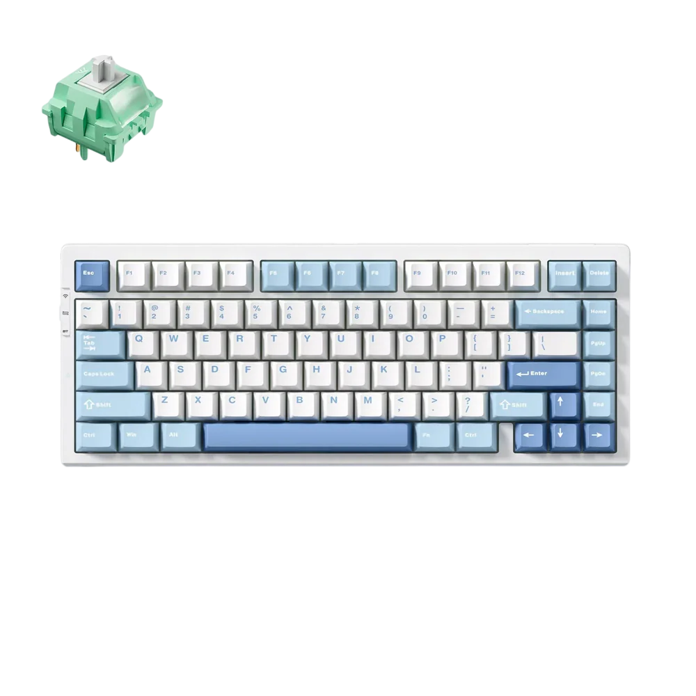 MCHOSE G75-4A Mechanical Gaming Keyboard – Blue Cabbage Tofu Switch V2 (75%)