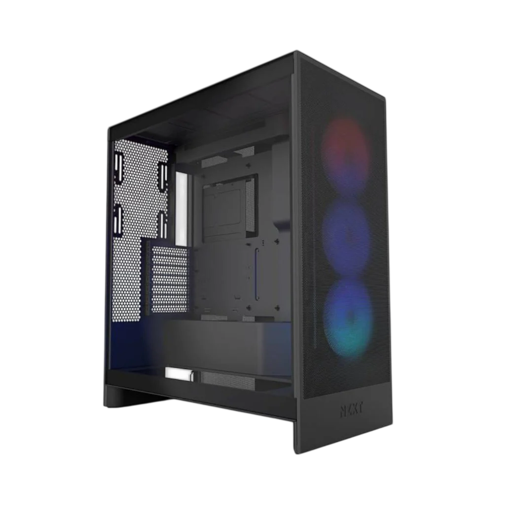 NZXT H7 Flow RGB Mid-Tower ATX Gaming Case – Aigirflow Tempered Glass PC Case (Black)