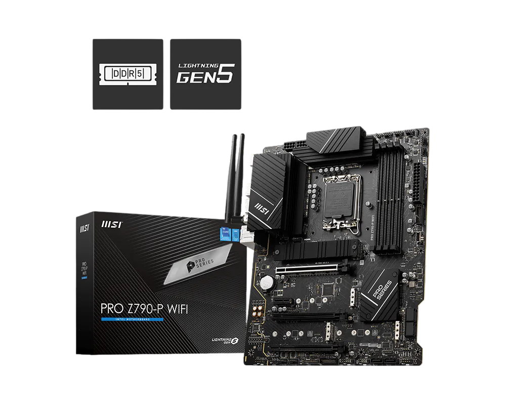 MSI PRO Z790-P WIFI DDR5 ATX Motherboard – LGA 1700