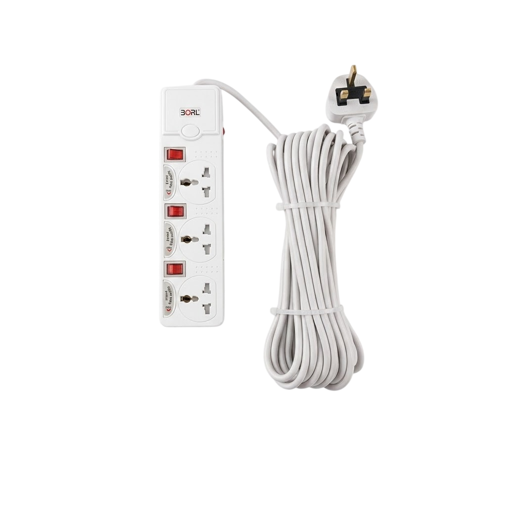 BORL Power Extension 3 Way – 3 Meter
