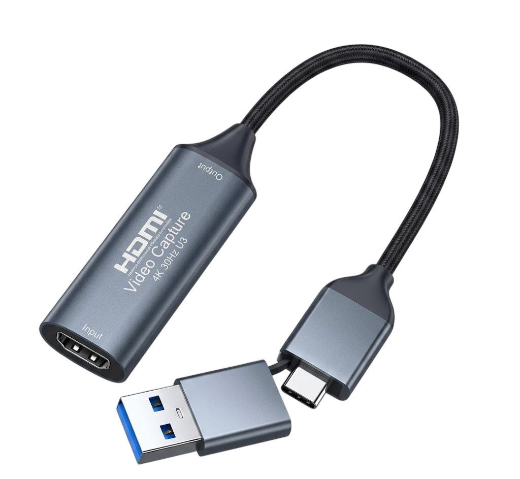 Haysenser USB-C / USB 3.0 Video Capture Card – 4K 60Hz