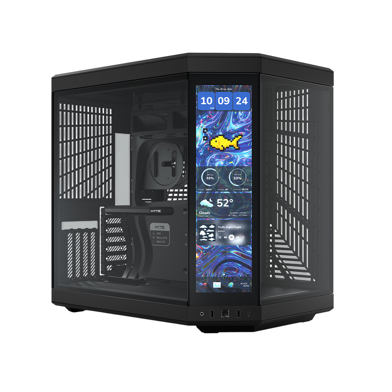 Intel Core Ultra 5 225F Gaming PC | RTX 5060 8GB | 32GB DDR5 | 1TB NVMe | HYTE Y70 Touch
