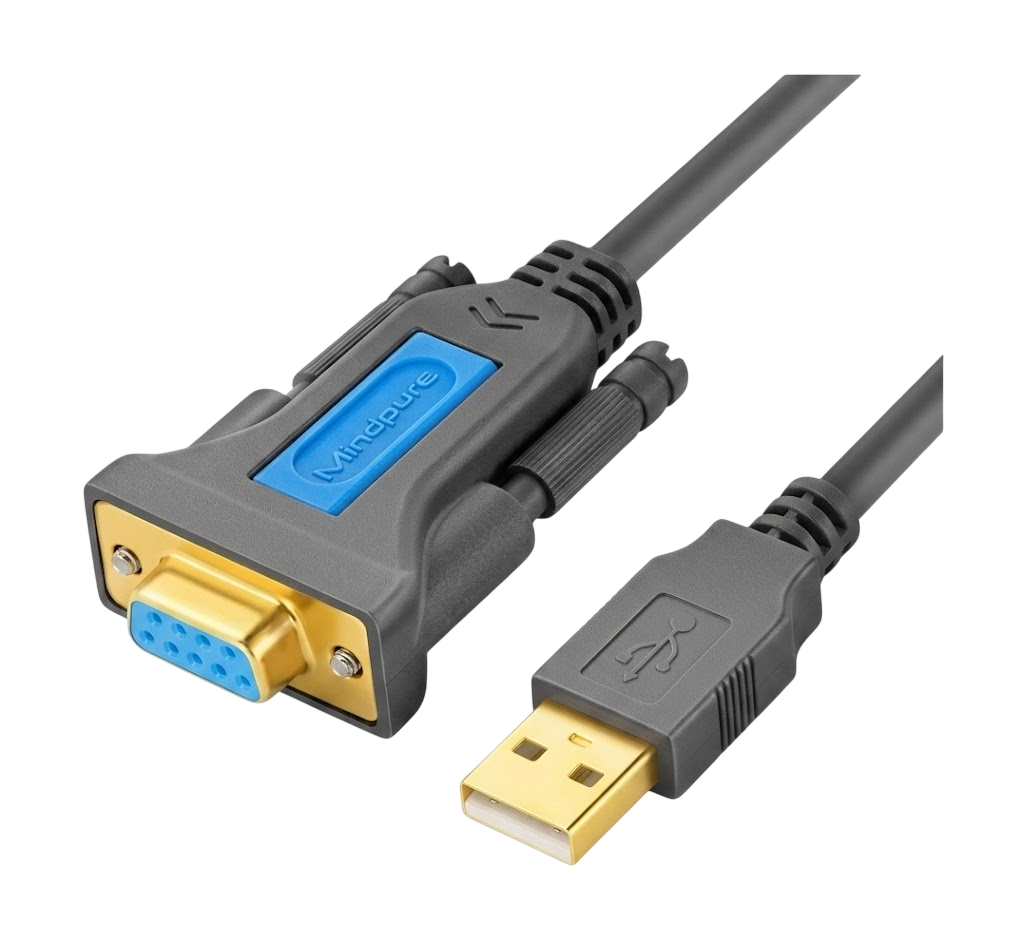 Haysenser USB Male to RS-232 Female Serial Cable – 1.5m