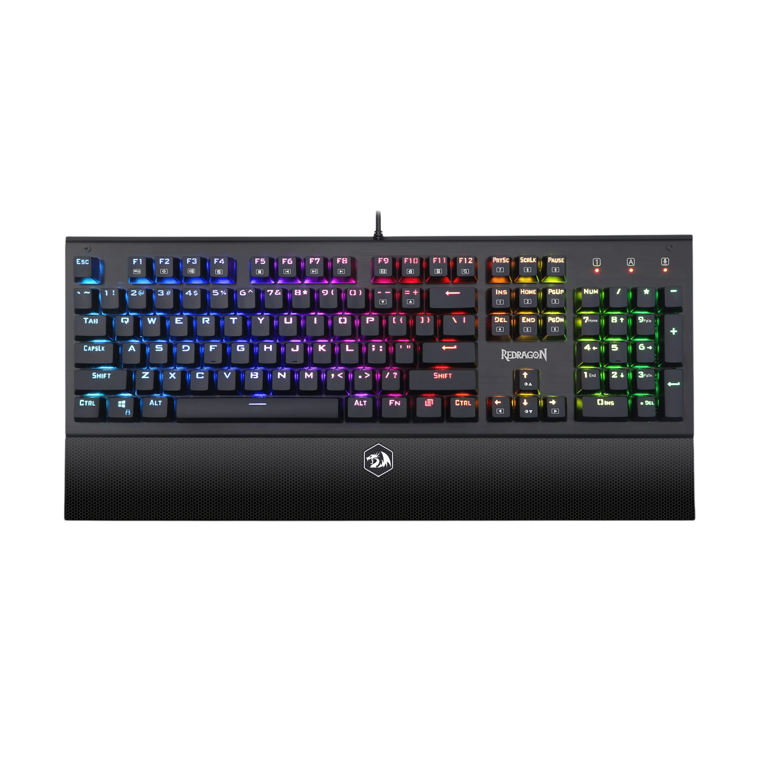 Redragon Aryaman K569RGB Mechanical Gaming Keyboard – Blue Switches