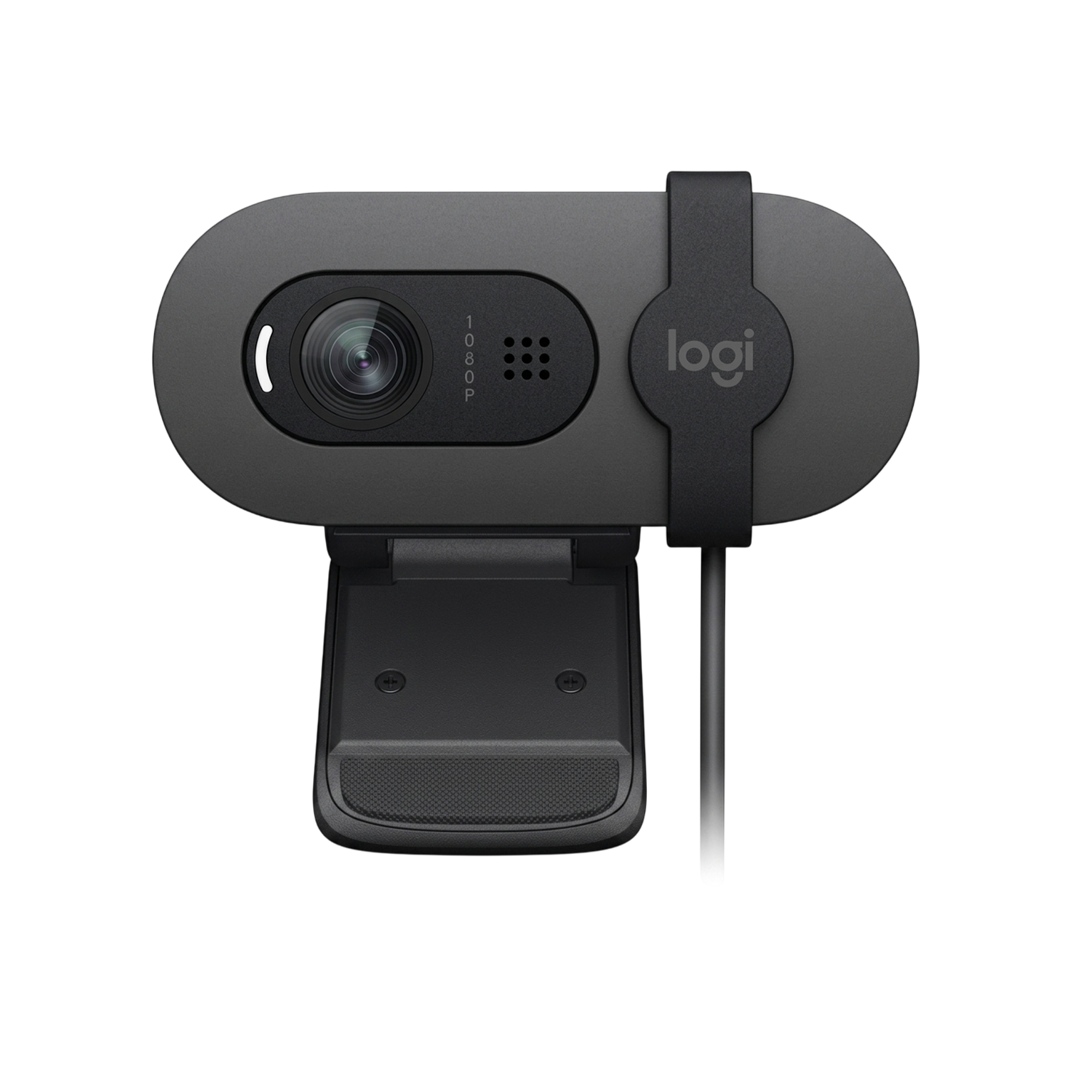 Logitech Brio 100 Full HD 1080p Webcam – Professional Video Conferencing Camera Graphite