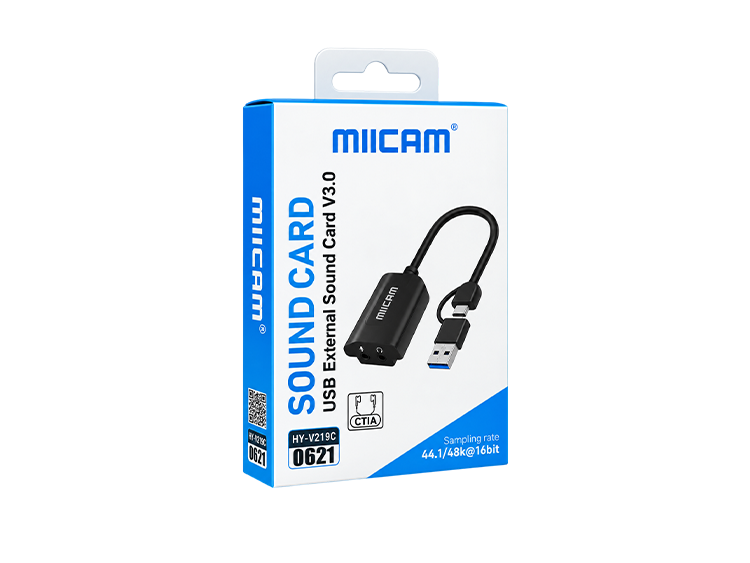 Miicam HY-V219A-C USB 7.1 External Sound Card