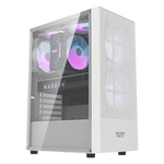 Intel Core i5-12400F White Gaming PC Bundle – RTX 3050 6GB, 16GB RAM, 1TB NVMe SSD, ASUS 24” 100Hz Monitor & Gaming Accessories