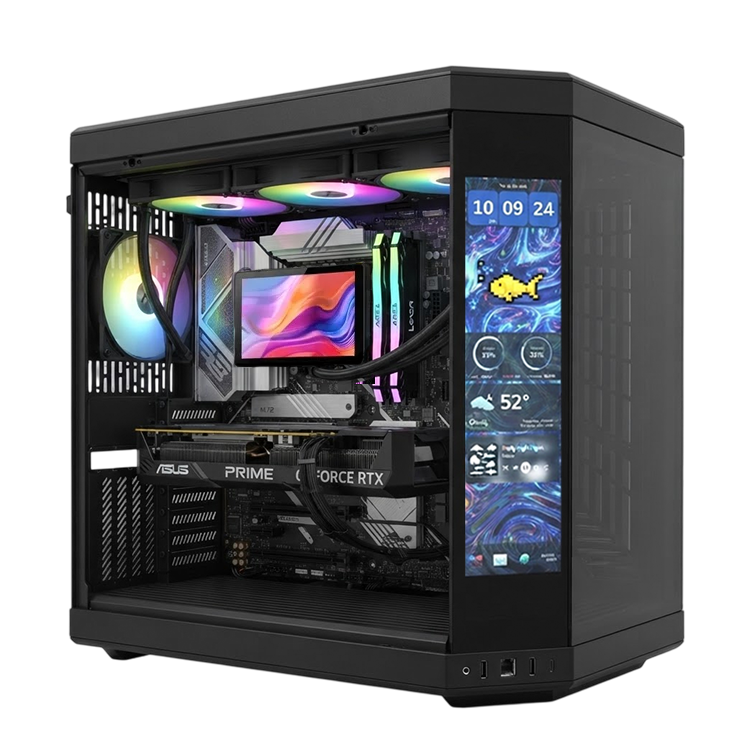 Intel Core Ultra 5 225F Gaming PC | RTX 5060 8GB | 32GB DDR5 | 1TB NVMe | HYTE Y70 Touch