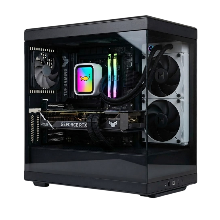 Intel Core Ultra 5 225F Gaming PC – RTX 5060 TUF 8GB, 32GB DDR5 7200MHz, 1TB NVMe, HYTE Y40 Black