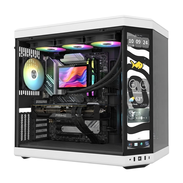 Intel Core i5-14400F Gaming PC | RTX 5050 8GB | 32GB DDR5 | 1TB NVMe | HYTE Y70 Touch
