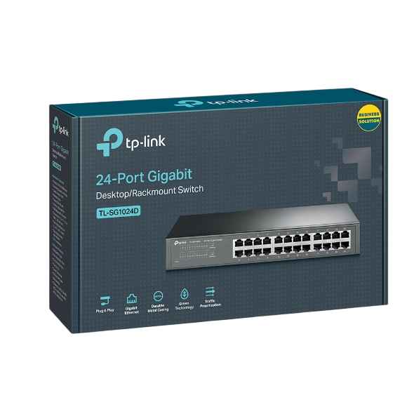 TP-LINK TL-SG1024D 24-Port Gigabit Desktop/Rackmount Switch