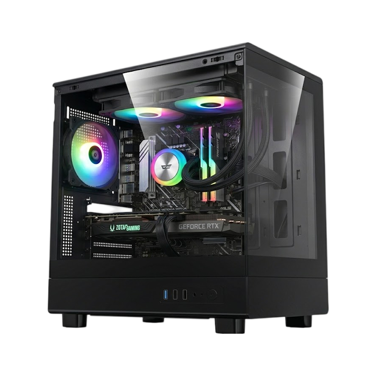 Intel Core i5-12400F Gaming PC – ZOTAC RTX 5060 8GB , 16GB RGB RAM, 512GB NVMe SSD