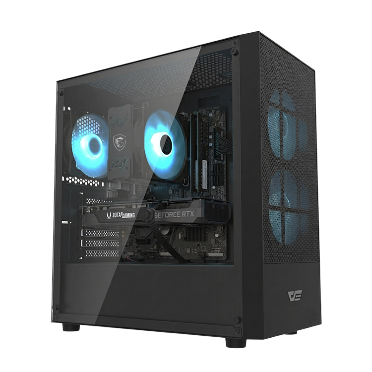 Intel Core i5 12400F Gaming PC – Zotac RTX 5050 8GB, 16GB DDR4, 512GB NVMe, Air Cooling