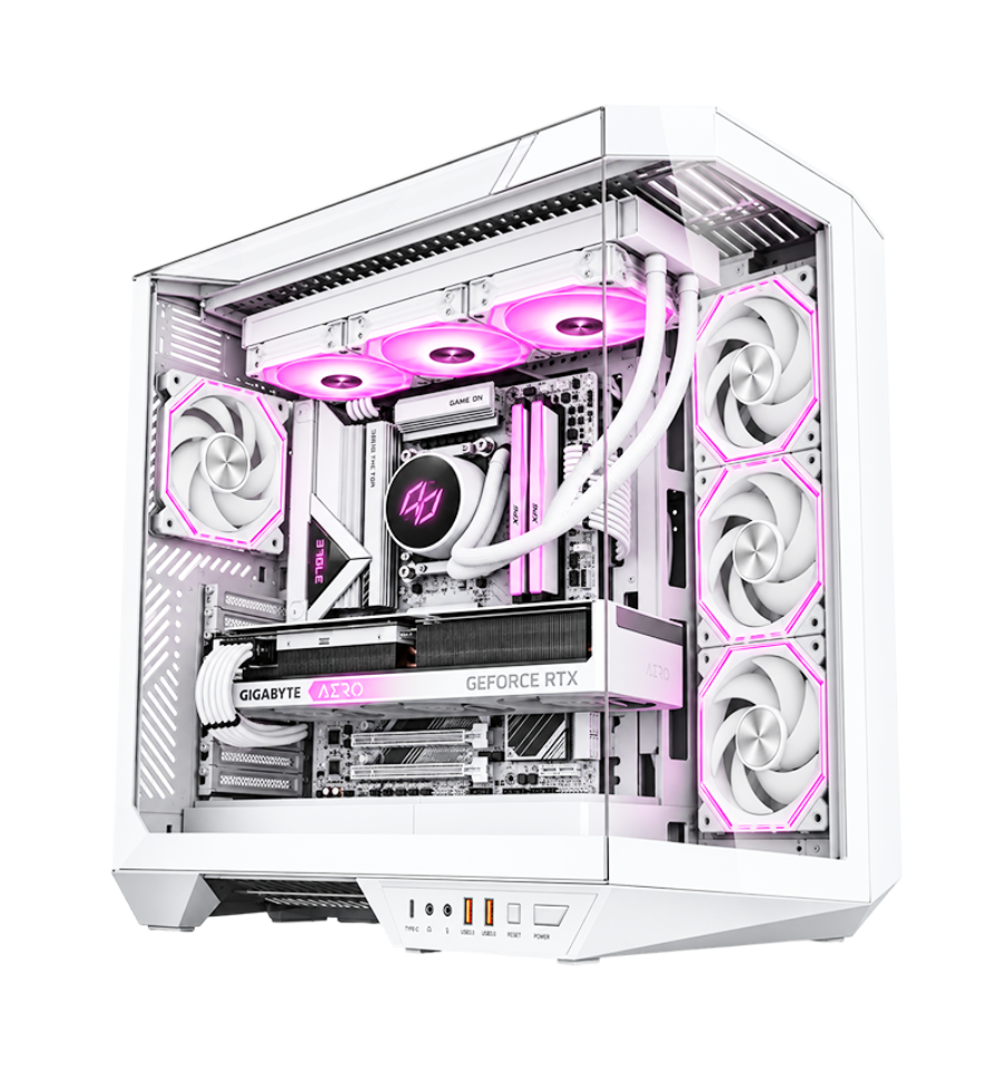AMD Ryzen 5 9600X Gaming PC – RTX 5060 8GB, 16GB DDR5, 1TB SSD, White Build