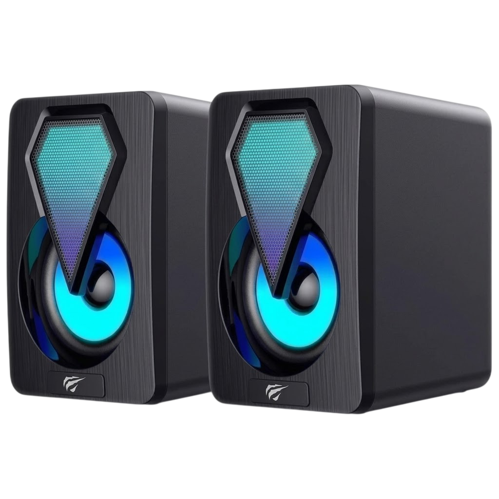 Havit SK210 Mini Pro 2.0 RGB Gaming USB Speakers – Black