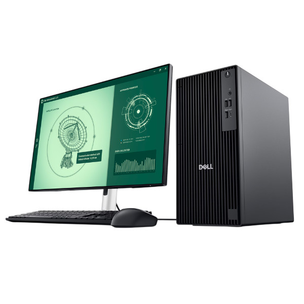 Dell Pro Tower QCT1250 Core Ultra 7 Desktop Bundle + 24" P2425H Monitor + USB Keyboard & Mouse