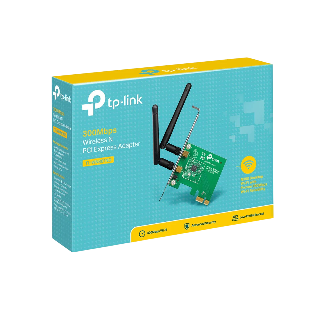 TP-LINK TL-WN881ND 300Mbps Wireless N PCI Express Adapter