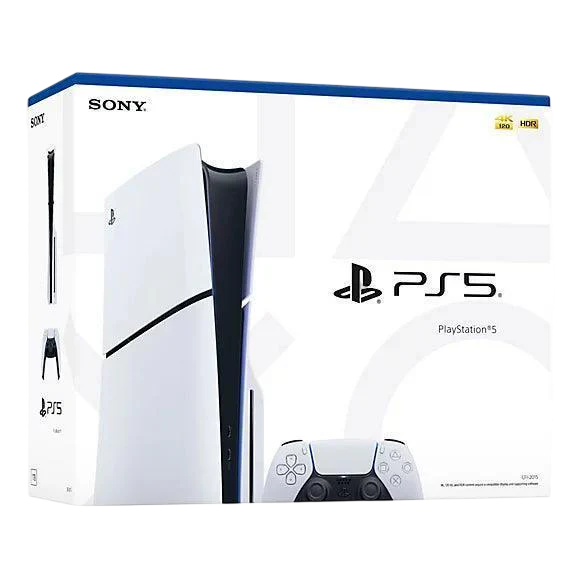 Sony PlayStation 5 Slim Standard Disc Edition Bundle – CFI-2016A01Y | DualSense Cobalt Blue + MSI 180Hz Gaming Monitor + Desk & Chair Setup