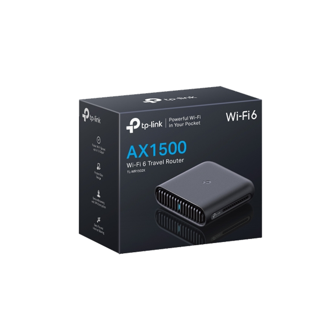 TP-Link TL-WR1502X AX1500 Wi-Fi 6 Travel Router – Compact & High-Speed