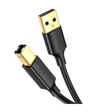 UGREEN USB 2.0 AM to BM Printer Cable 5M (Black) US135 / 10352