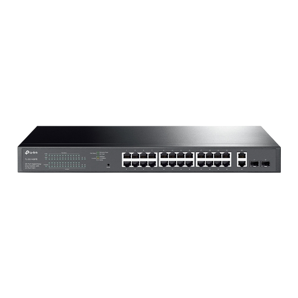 TP‑LINK TL‑SG1428PE 28‑Port Gigabit Easy Smart Switch – 24‑Port PoE+