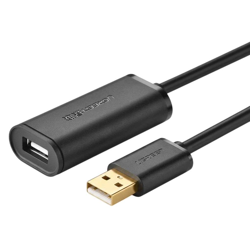 UGREEN USB 2.0 Active Extension Cable with Chipset – 10m Black