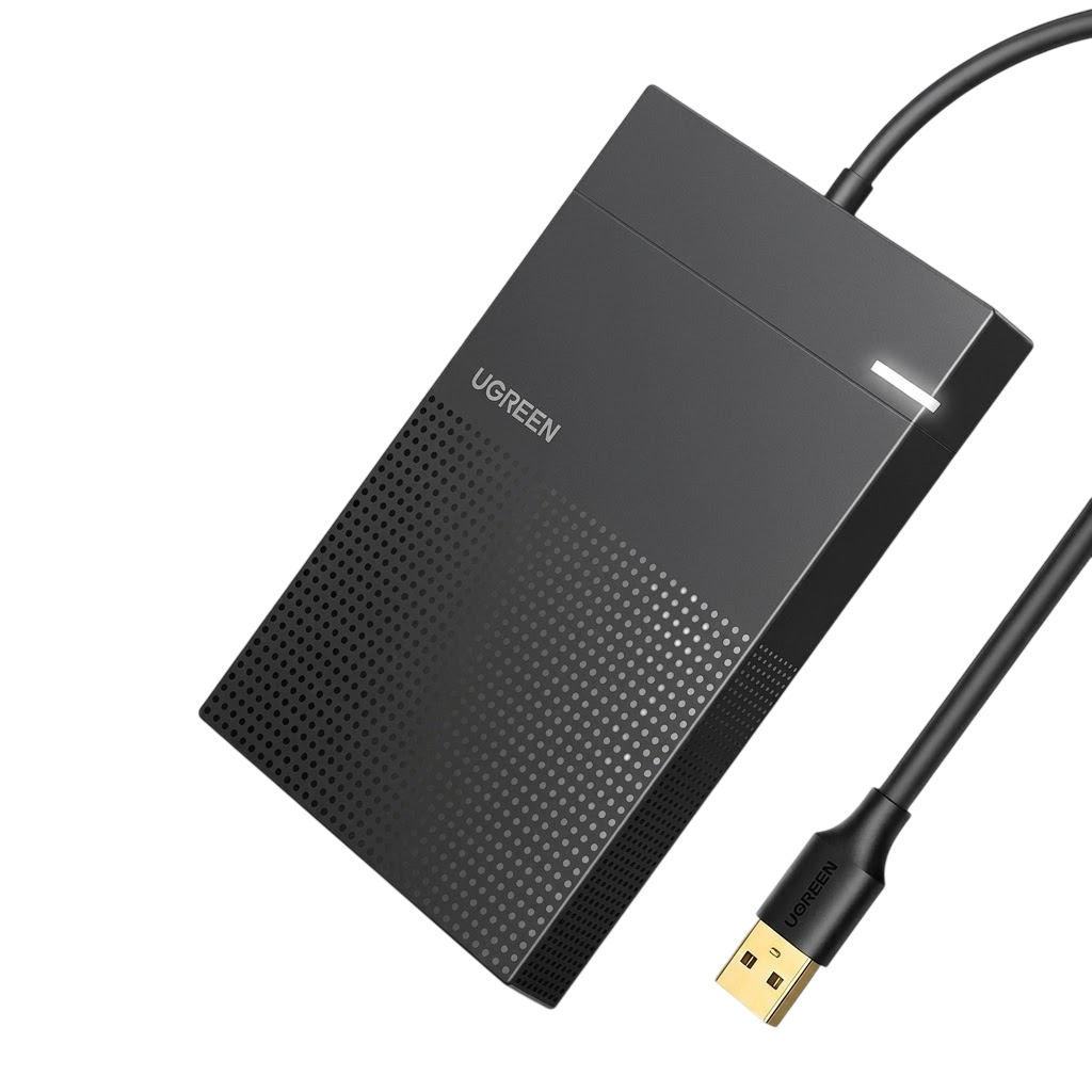 UGREEN 2.5" Hard Drive Enclosure USB 3.0 – 5Gbps, CM471 (P/N 30719)