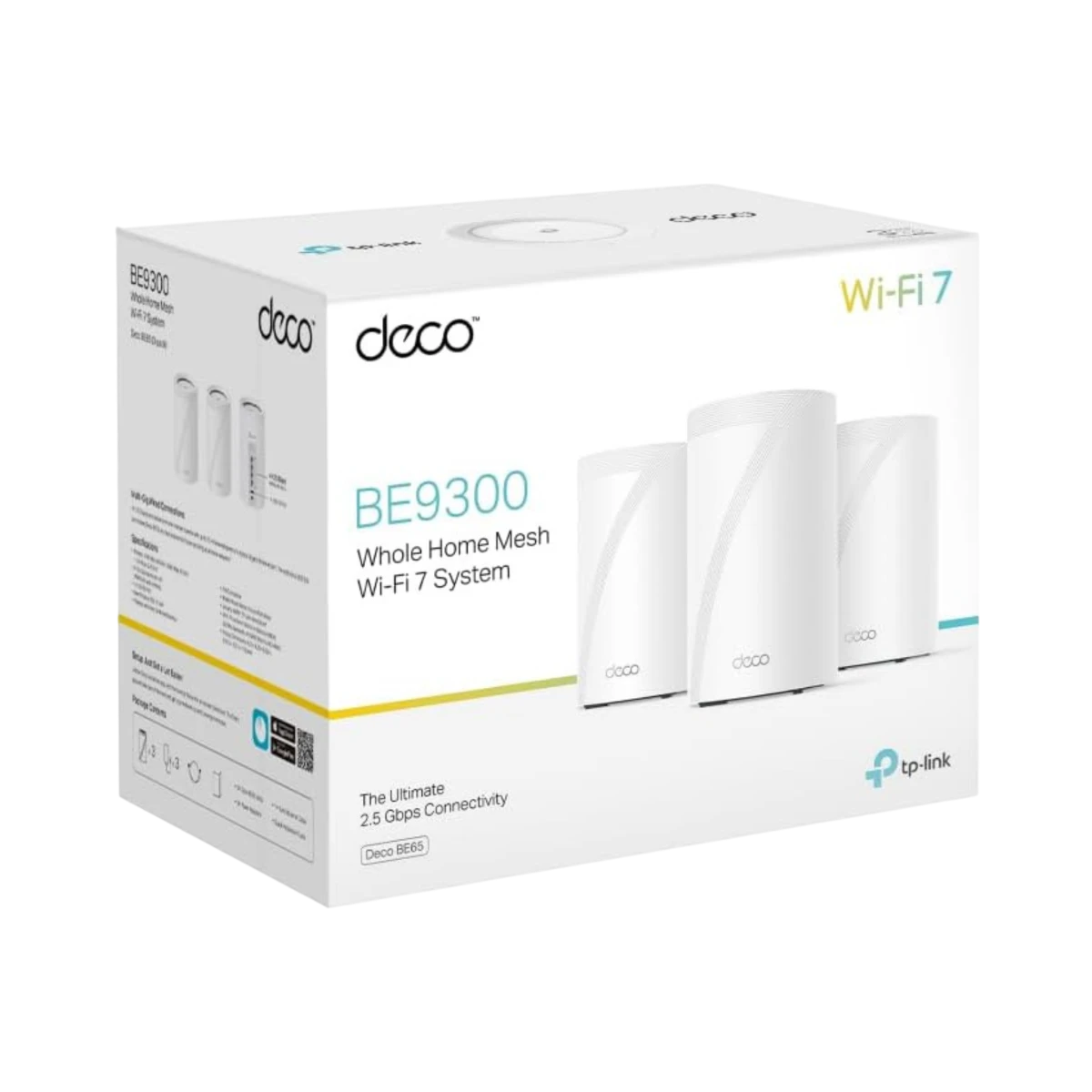 TP-Link Deco BE65 3-Pack Tri-Band BE9300 Mesh Wi-Fi 7 System