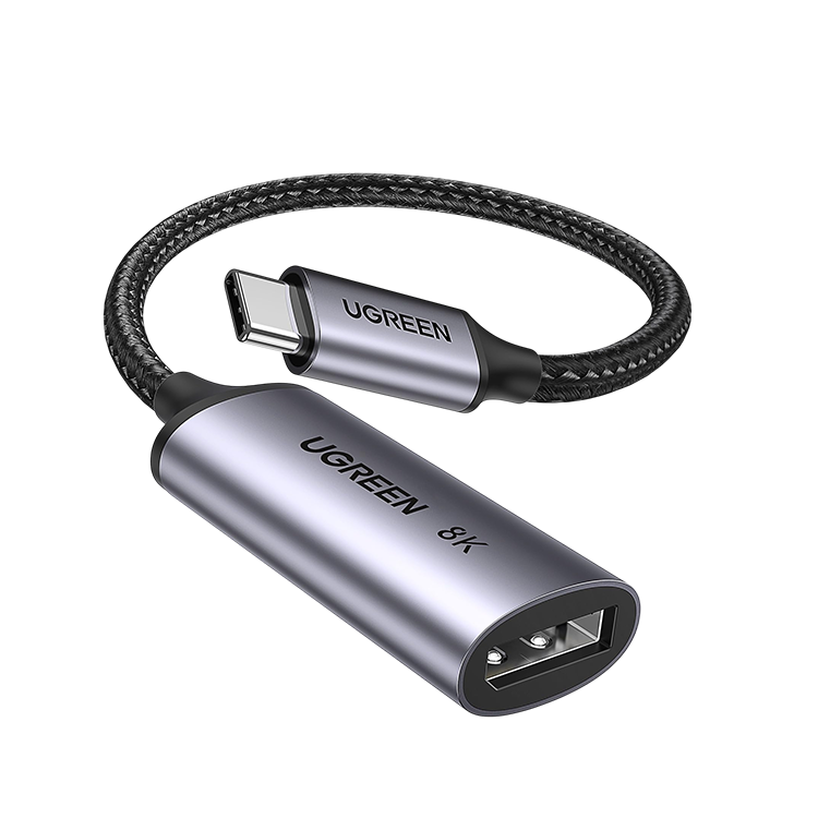 UGREEN USB-C To DisplayPort 8K Cable 10cm – CM654 / 15575