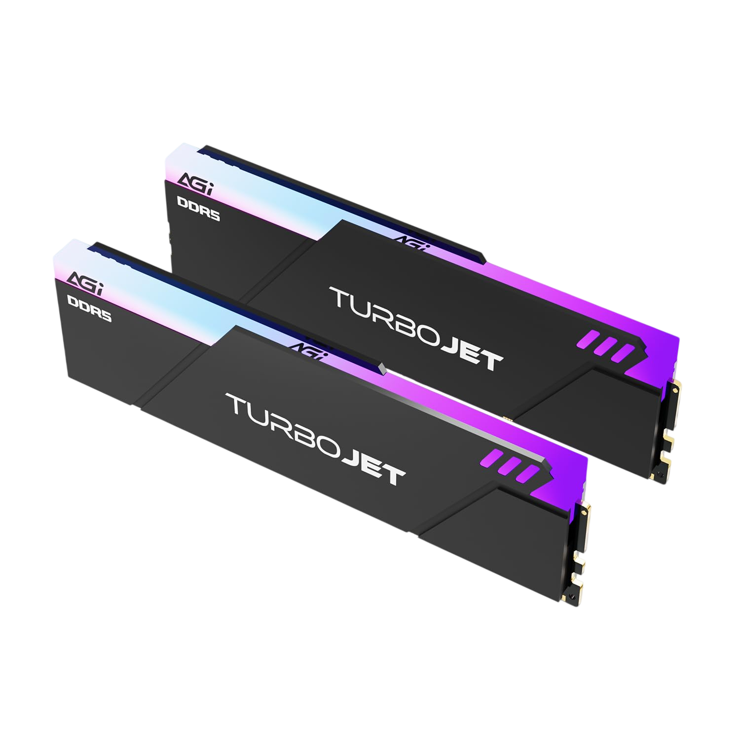 AGI RGB UD858 32GB (2x16GB) DDR5 6000MHz CL30 Desktop Memory Kit – Black