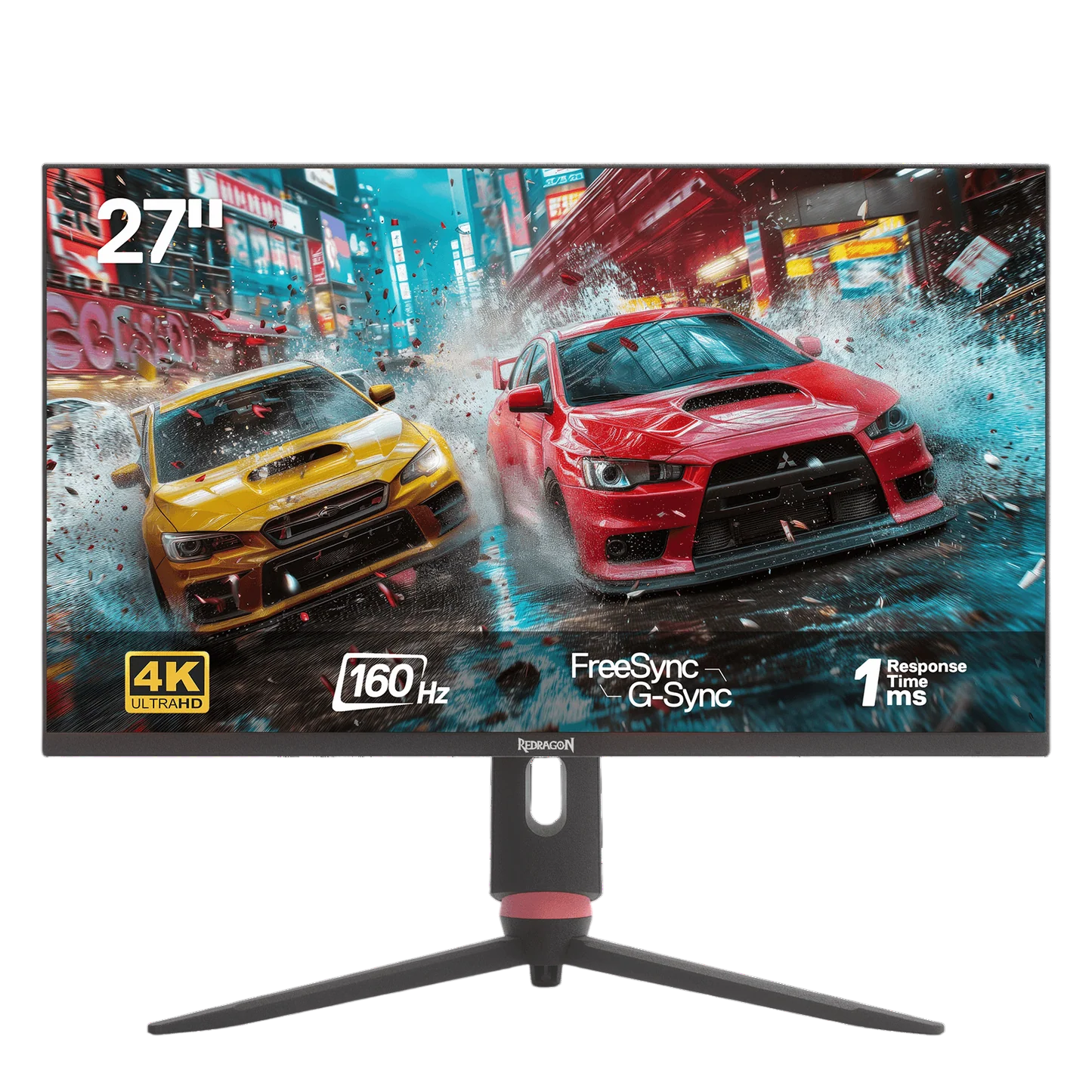 REDRAGON GMU2720SUQ 27" 4K Mini-LED Gaming Monitor – UHD 160Hz, 1ms, Quantum Dot IPS Display