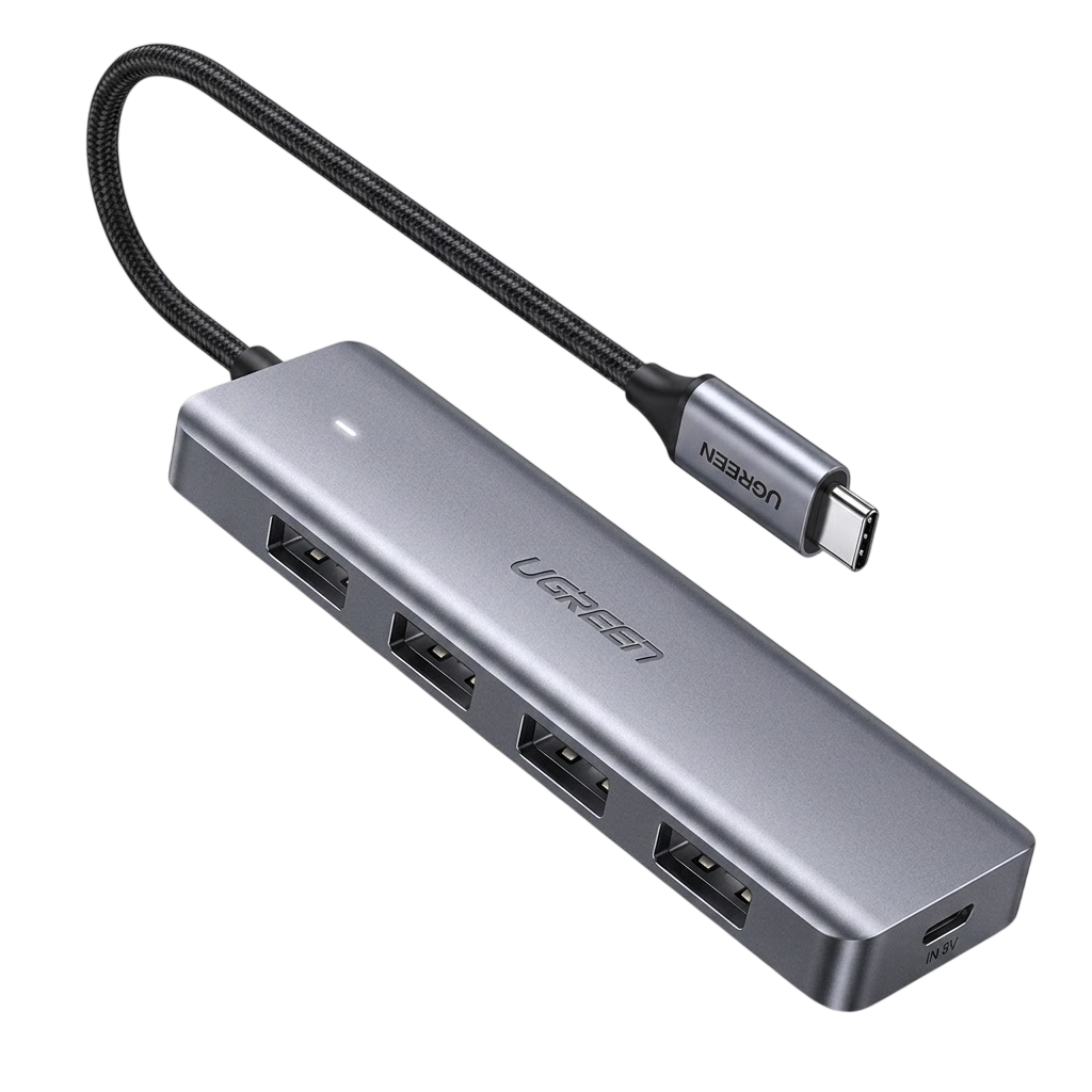 UGREEN USB-C to 4-Port USB 3.0 Hub – CM219 (P/N 70336)