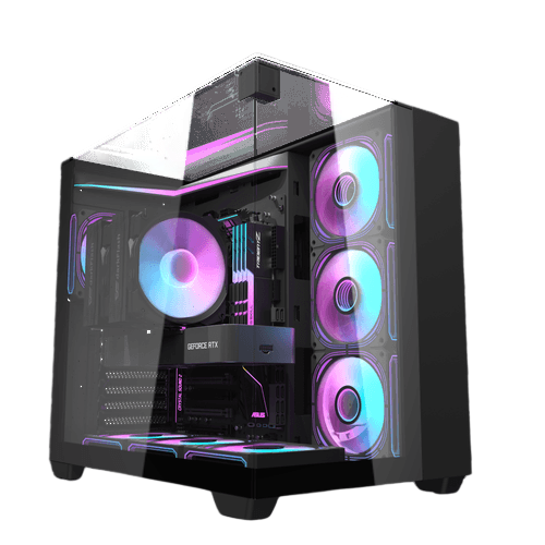 AMD Ryzen 5 9600X RTX 5060 Gaming PC | 16GB DDR5 | 1TB NVMe SSD | Black