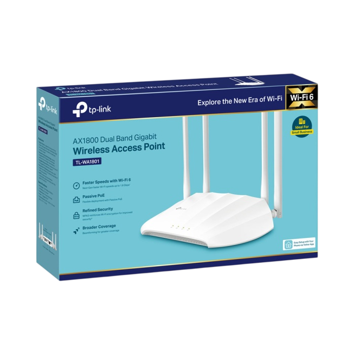 TP-Link TL-WA1801 AX1800 Wi-Fi 6 Dual-Band Access Point