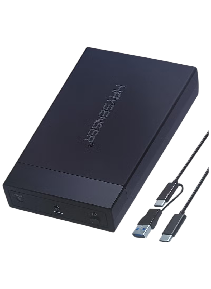 Haysenser 3.5" HDD External Case – USB External Hard Drive Enclosure