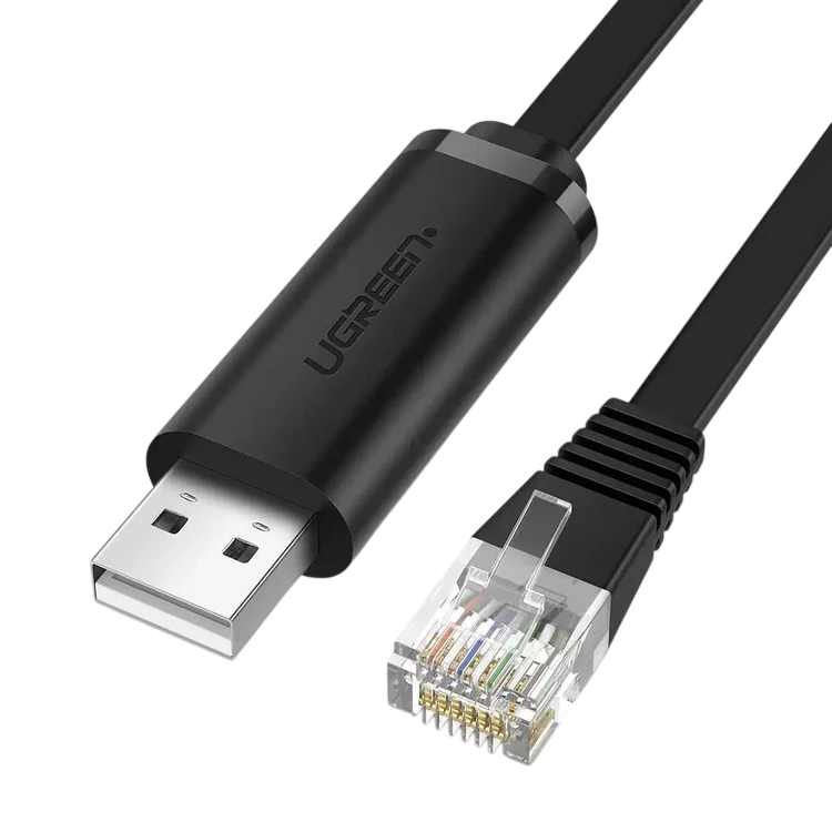 UGREEN USB to RJ45 Console Cable – 3 m (CM204, P/N 60813)